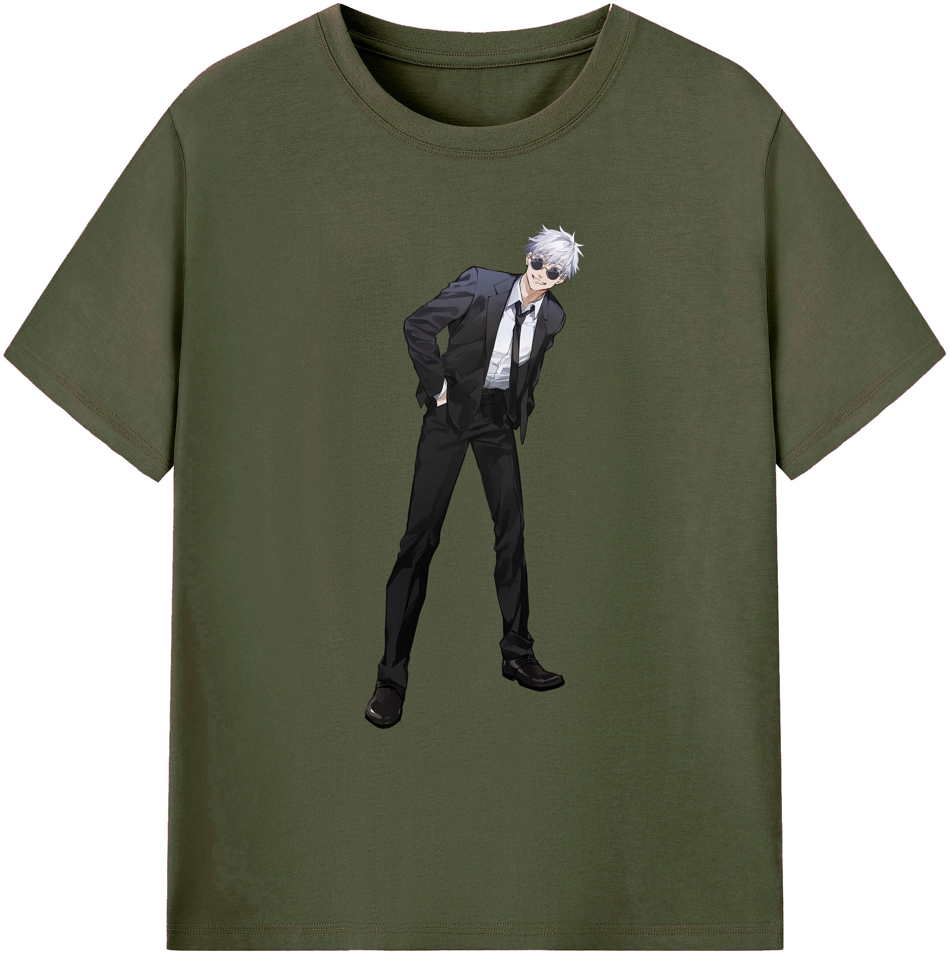 （画像用） 呪術廻戦 Jujutsu Kaisen 綿100％ メンズ半袖Tシャツ｜肌触りやわらか＆通気性